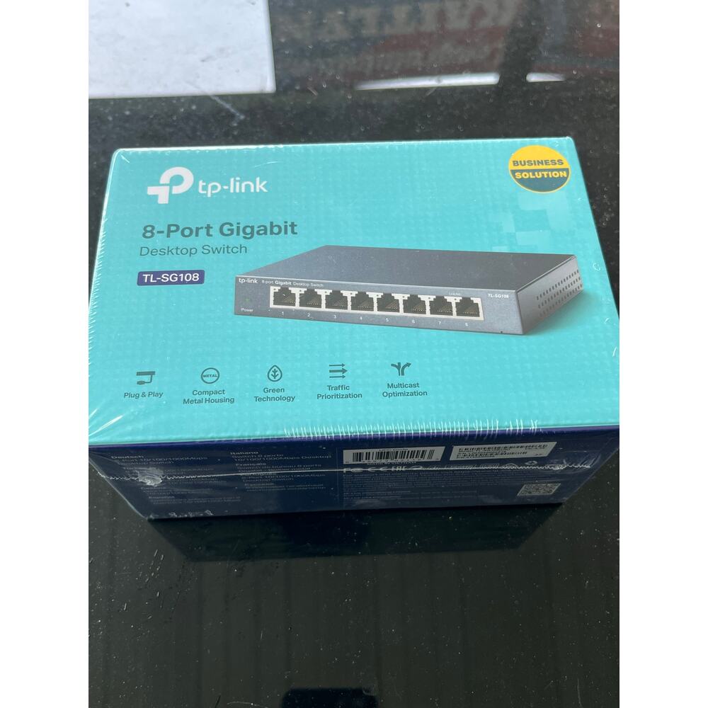 TP-Link TL-SG108 8-Port Gigabit Ethernet Switch-NIB
